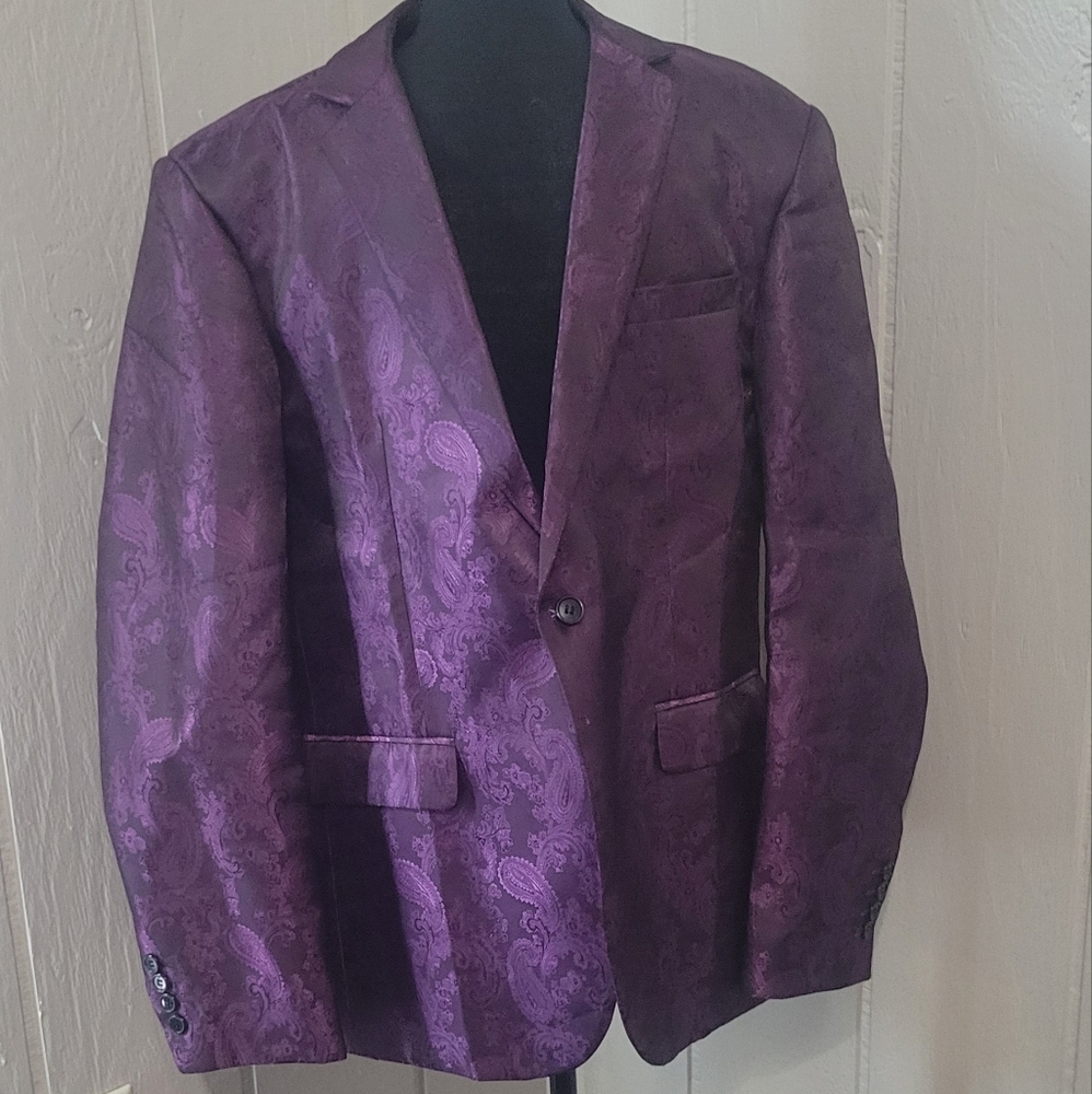 Elegant Purple Men's Blazer